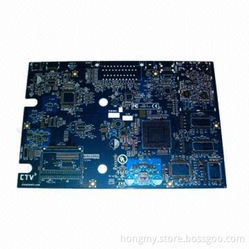 Multilayer PCB Board with Immersion Gold Thick Copper, Blue Solder Mask